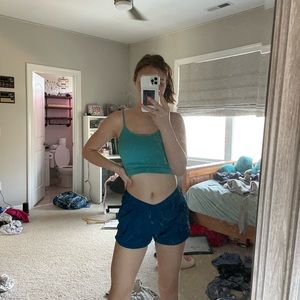 very cute Patagonia blue shorts in size xs!!